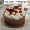 Chocolat framboise 2 Entremets à partager