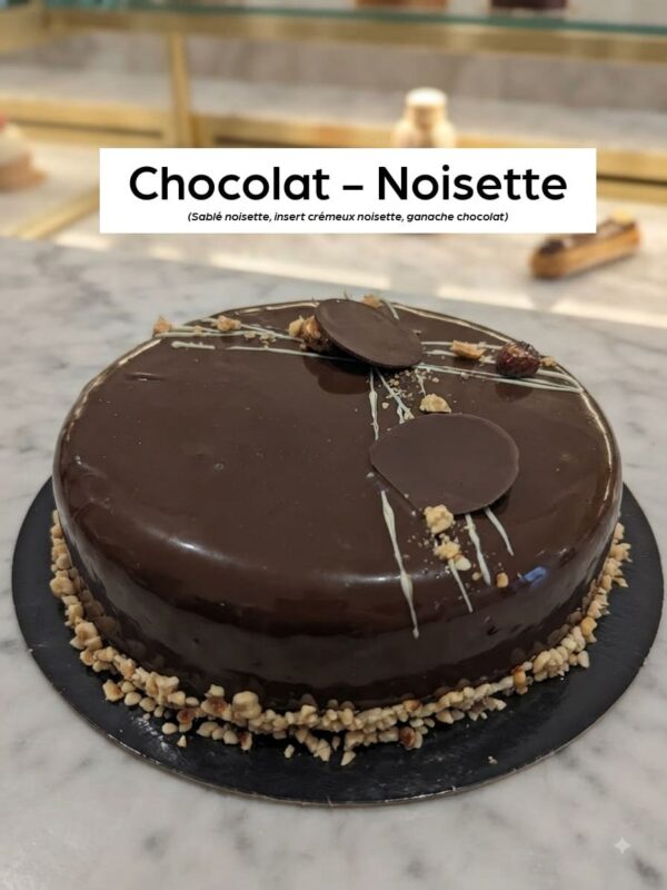 Chocolat noisette 4 Entremets à partager