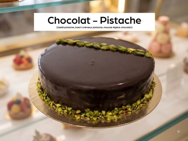 Chocolat pistache Entremets à partager