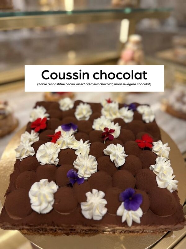 Coussin chocolat Entremets à partager