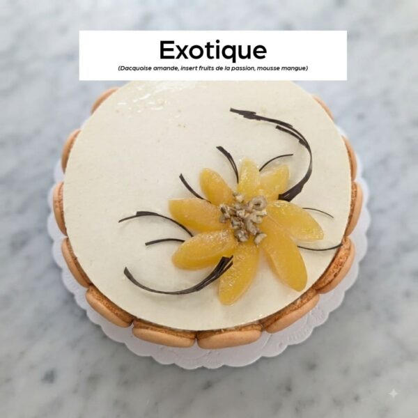 Exotique 2 Entremets à partager