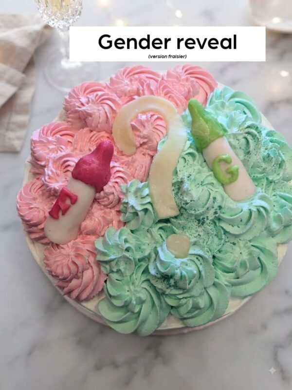 Gender reveal Entremets à partager