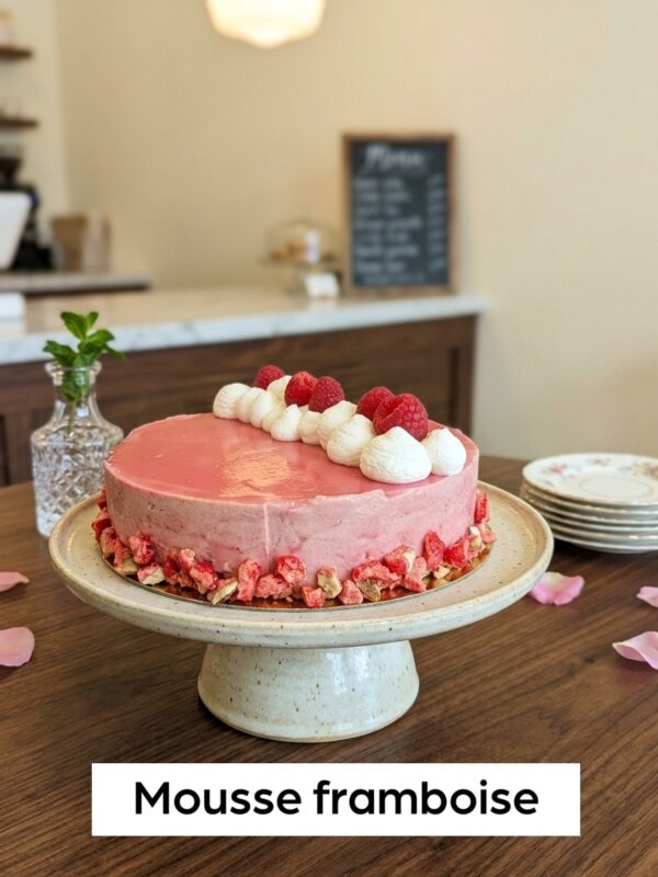 Mousse framboise Entremets à partager