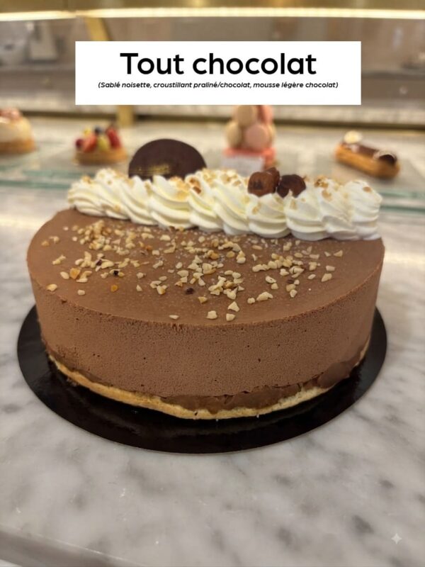 Tout chocolat Entremets à partager