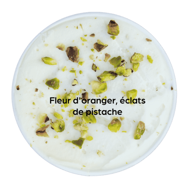 fleur d'oranger Pot de glace