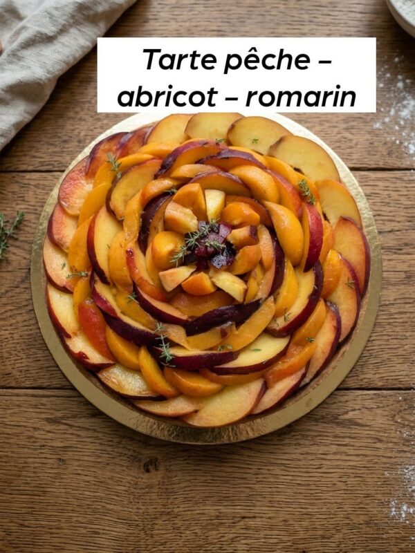 tarte pêche abricot (1) Entremets à partager