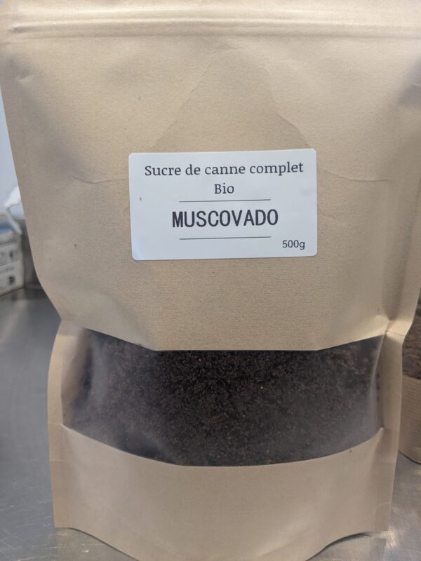 Sucre de canne complet Bio Muscovado
