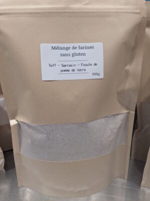 PXL_20260919_164806767 Mélange de 3 farines sans Gluten (paquet de 500g)