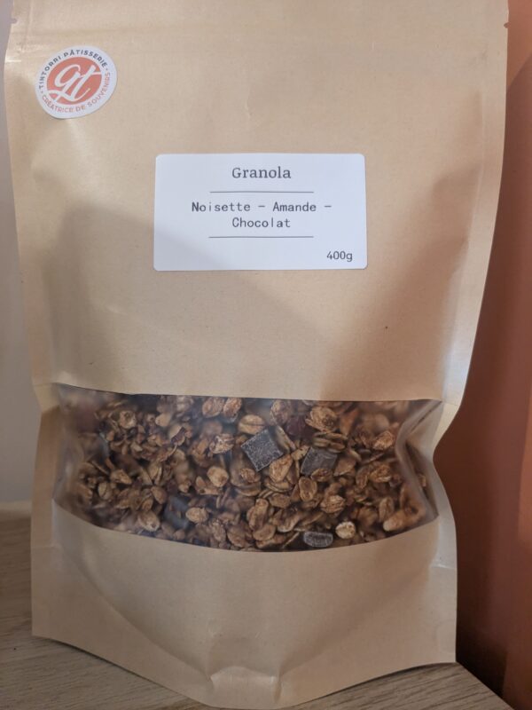 chocolat Granola maison noisette - amande - chocolat